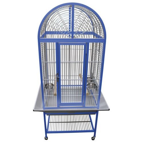 **Collection Only*** King`s Aluminium ACA2522 Arch Top Parrot Cage Blue **Collection Only*** King`s Aluminium ACA2522 Arch Top Parrot Cage Blue