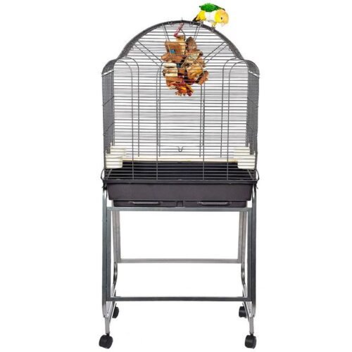 Brazil 2 Parrot Cage and Stand – Antique Brazil 2 Parrot Cage and Stand – Antique