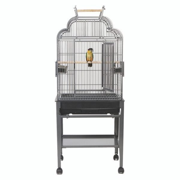 Peru Top Opening Parrot Cage with Stand – Antique Peru Top Opening Parrot Cage with Stand – Antique