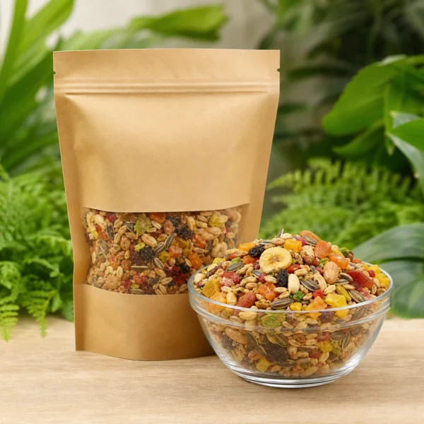 Tropical Fruit and Nut Parrot Mix